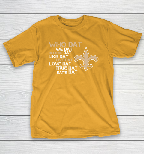 New orleans saints 2025 t shirts who dat