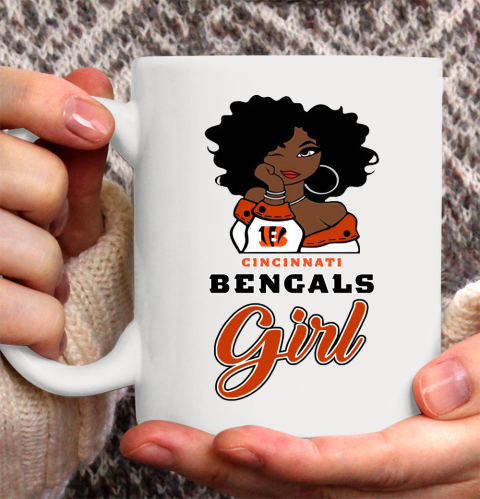 Cincinnati Bengals Girl NFL Ceramic Mug 11oz 2