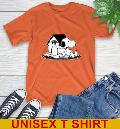 NBA Basketball Brooklyn Nets Snoopy The Peanuts Movie Shirt T-Shirt 5