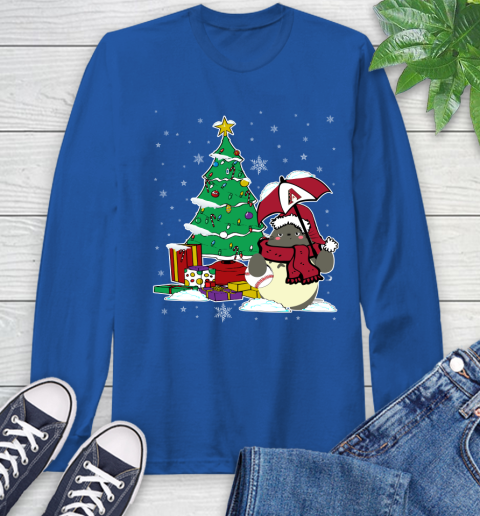 Arizona Diamondbacks MLB Baseball Cute Tonari No Totoro Christmas Sports Long Sleeve T-Shirt 10