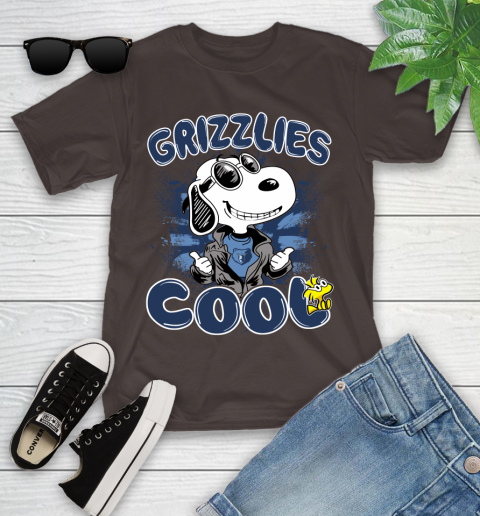 NBA Basketball Memphis Grizzlies Cool Snoopy Shirt Youth T-Shirt 6