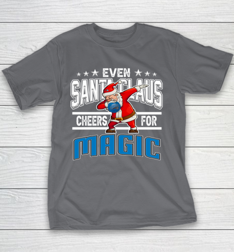 Orlando Magic Even Santa Claus Cheers For Christmas NBA Youth T-Shirt 5