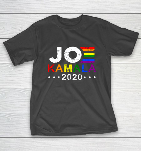 Joe Biden Kamala Harris 2020 Rainbow Gay Pride LGBT Election T-Shirt