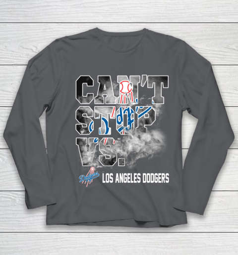 MLB Los Angeles Dodgers Baseball Can't Stop Vs Dodgers Youth Long Sleeve 6