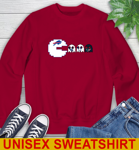 Buffalo Bills NFL Football Pac Man Champion Sweatshirt 7