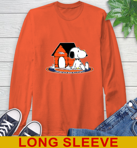 NFL Football Denver Broncos Snoopy The Peanuts Movie Shirt Long Sleeve T-Shirt 5