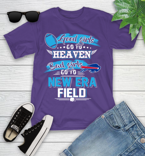 Buffalo Bills NFL Bad Girls Go To New Era Field Shirt Youth T-Shirt 3