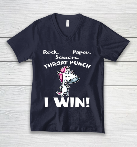 Rock Paper Scissors Throat Punch I Win Unicorn Shirt Rock Paper Scissors Throat Punch I Win Unicorn Shirt
