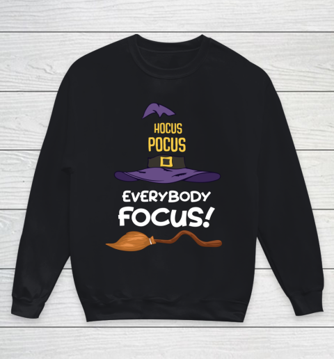 Hocus Pocus Everybody Focus Halloween Youth Sweatshirt