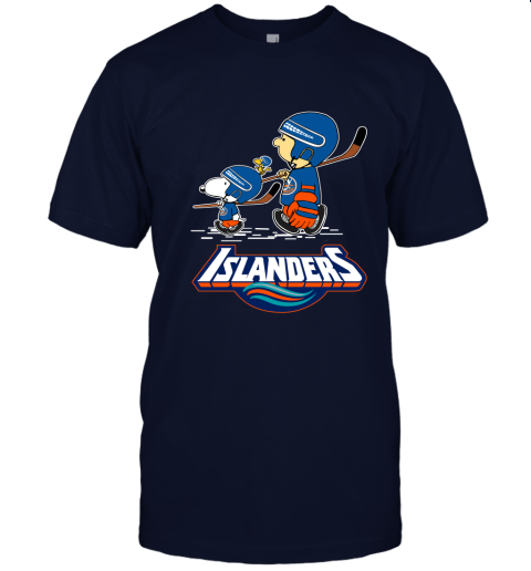 9t4w lets play new york islanders ice hockey snoopy nhl jersey t shirt 60 front navy