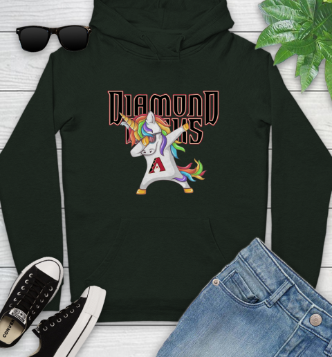 Arizona Diamondbacks MLB Baseball Funny Unicorn Dabbing Sports Youth Hoodie 13