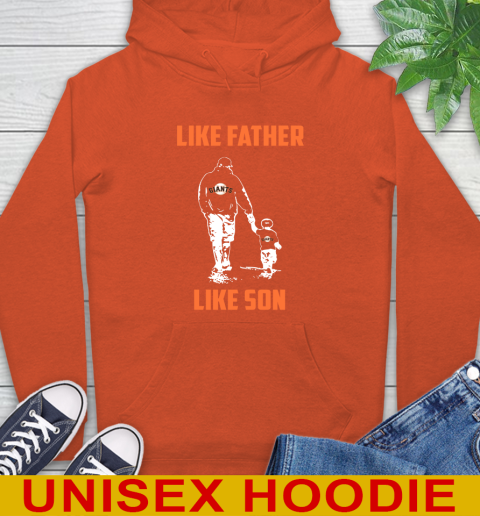 San Francisco Giants MLB Baseball Like Father Like Son Sports Hoodie 4