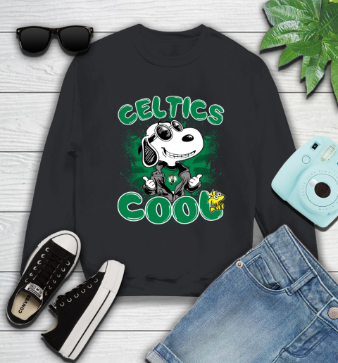 NBA Basketball Boston Celtics Cool Snoopy Shirt Sweatshirt