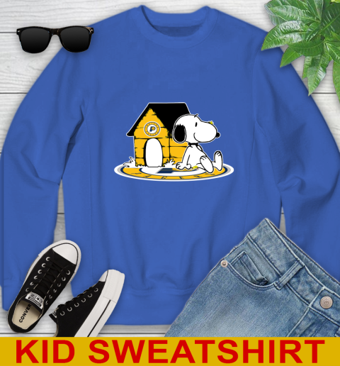 NBA Basketball Indiana Pacers Snoopy The Peanuts Movie Shirt Youth Sweatshirt 7
