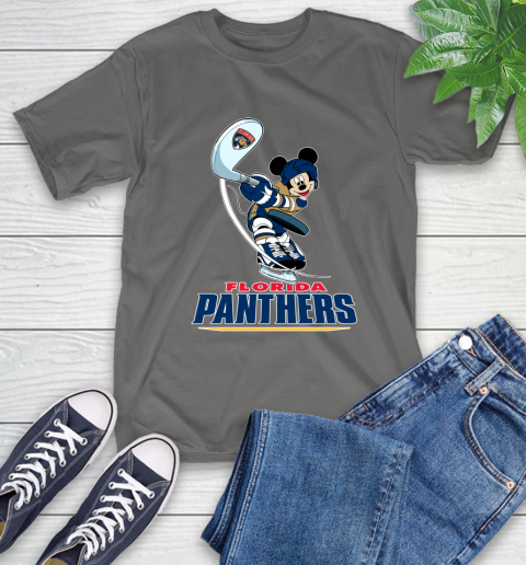 NHL Hockey Florida Panthers Cheerful Mickey Mouse Shirt T-Shirt 10