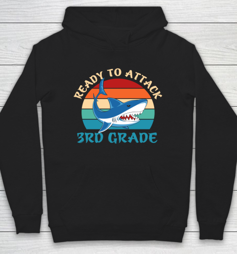 Back To School Shirt Ready to attack 3rd grade Hoodie