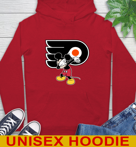 Philadelphia Flyers NHL Hockey Dabbing Mickey Disney Sports Hoodie 10