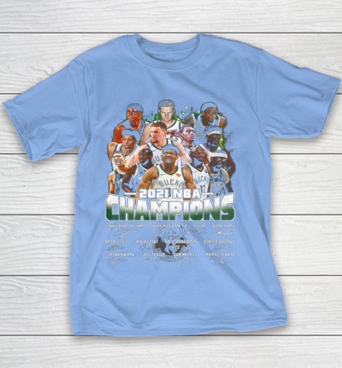 Milwaukee Bucks Championship shirt Milwaukee Basketball Bucks Finals 2021 Youth T-Shirt 8