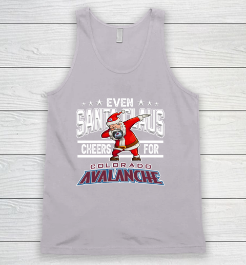 Colorado Avalanche Even Santa Claus Cheers For Christmas NHL Tank Top 3