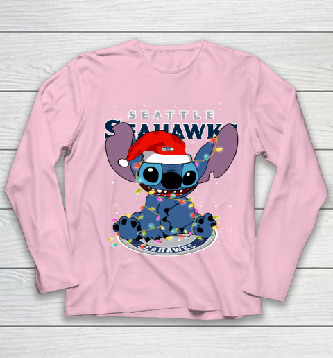 Seattle Seahawks NFL Football noel stitch Christmas Youth Long Sleeve 6