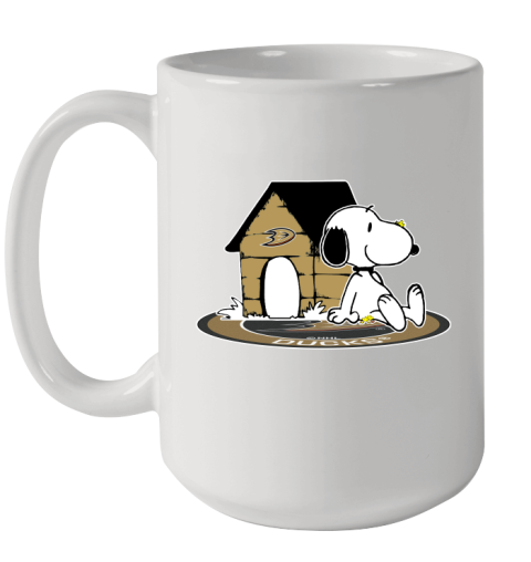 NHL Hockey Anaheim Ducks Snoopy The Peanuts Movie Shirt Ceramic Mug 15oz