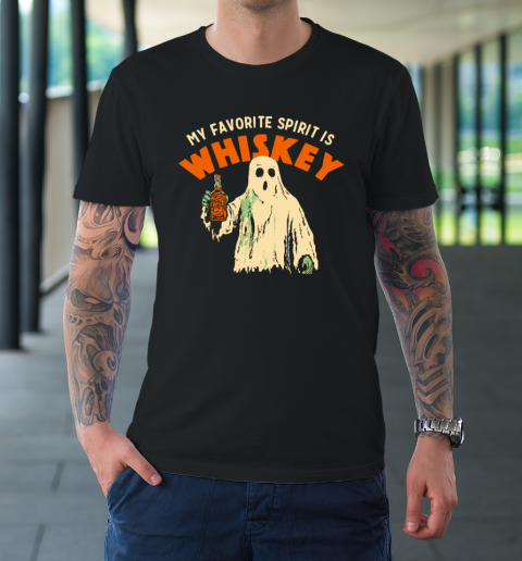 My Favorite Spirit Is Whiskey Halloween T-Shirt