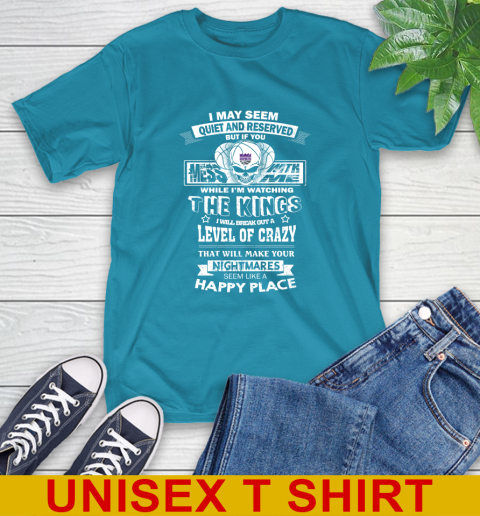 Sacramento Kings NBA Basketball If You Mess With Me While I'm Watching My Team T-Shirt 9