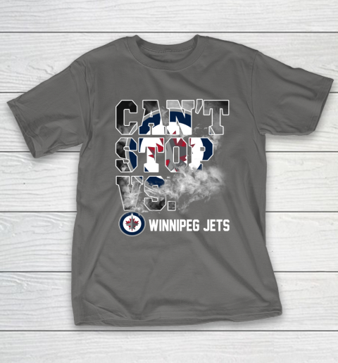 NHL Winnipeg Jets Hockey Can't Stop Vs T-Shirt 8