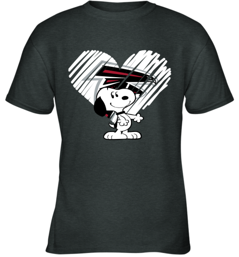 k7qv a happy christmas with atlanta falcons snoopy youth t shirt 26 front dark heather