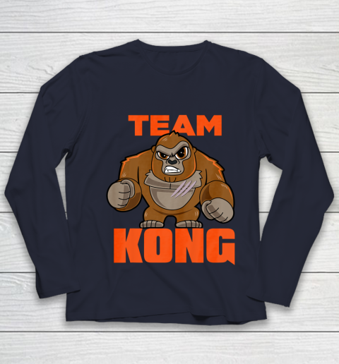Kids Godzilla vs Kong Official Team Kong Cute Kids Youth Long Sleeve 2