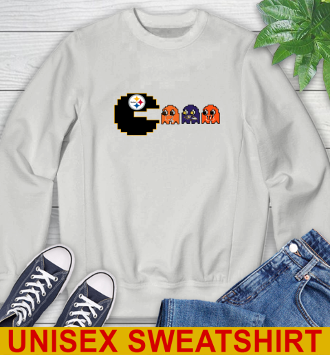 Pittsburgh Steelers NFL Football Pac Man Champion Sweatshirt 5