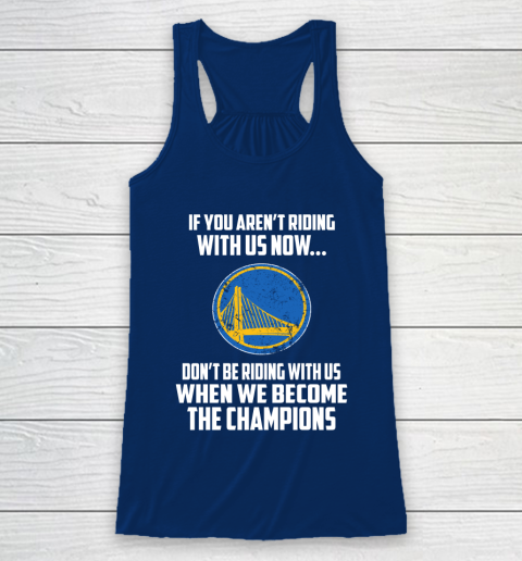 NBA Golden State Warriors Basketball We Become The Champions Racerback Tank 6