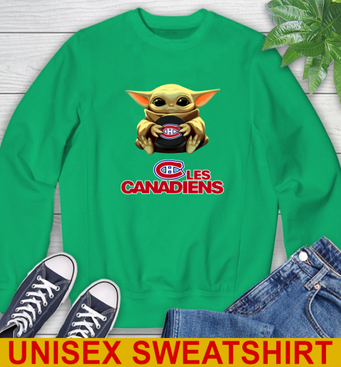NHL Hockey Montreal Canadiens Star Wars Baby Yoda Shirt 30