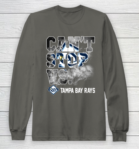 MLB Tampa Bay Rays Baseball Can't Stop Vs Rays Long Sleeve T-Shirt 5
