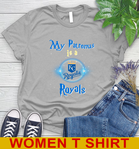 MLB Baseball Harry Potter My Patronus Is A Kansas City Royals Women's T-Shirt 5