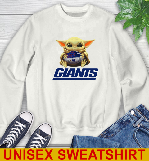 NFL Football New York Giants Baby Yoda Star Wars Shirt Sweatshirt