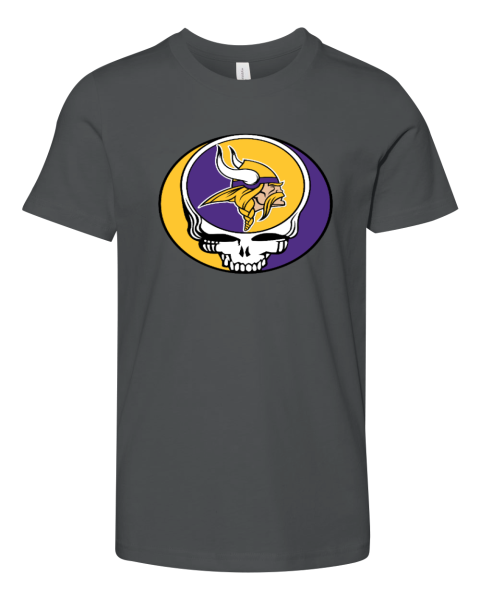 Minnesota Vikings x Grateful Dead Youth Unisex Jersey Tee