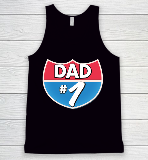 Father's Day Funny Gift Ideas Apparel  Dad Number 1 T Shirt Tank Top