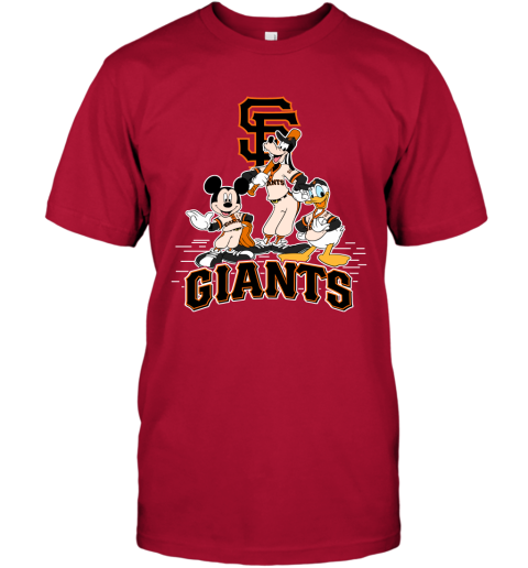 MLB San Francisco Giants Mickey Mouse Donald Duck Goofy T-Shirt - T-shirts  Low Price