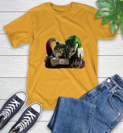 Pittsburgh Steelers NFL Football Joker Harley Quinn Suicide Squad T-Shirt 3