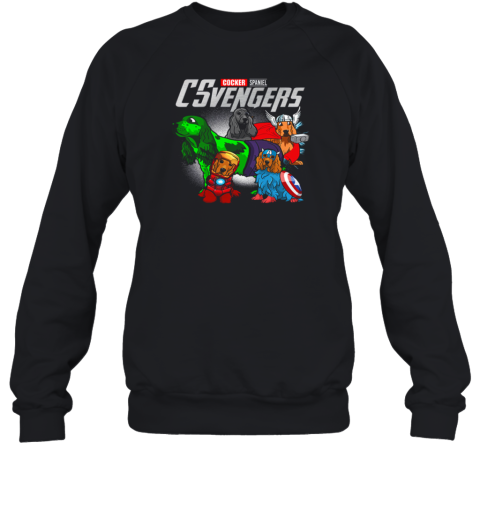 Cocker Spaniel CSvengers Marvel Avengers Endgame Sweatshirt