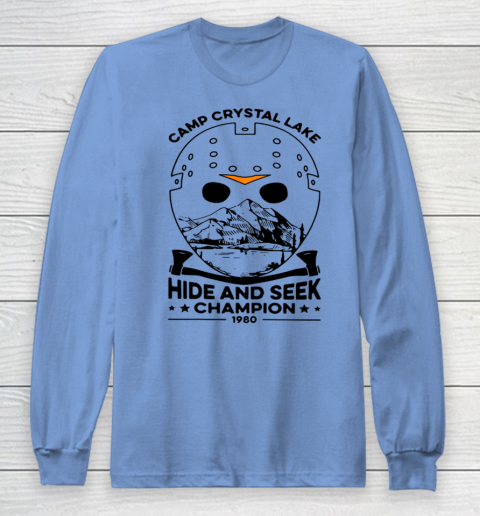 Camp Hide And Seek Champion Crystal Lake 1980 Halloween Long Sleeve T-Shirt 8