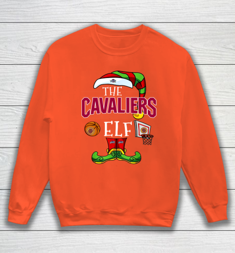 Cleveland Cavaliers Christmas ELF Funny NBA Sweatshirt 3