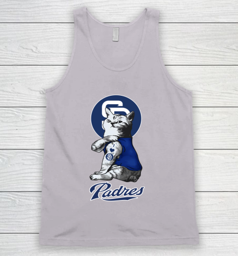 MLB Baseball My Cat Loves San Diego Padres Tank Top 3