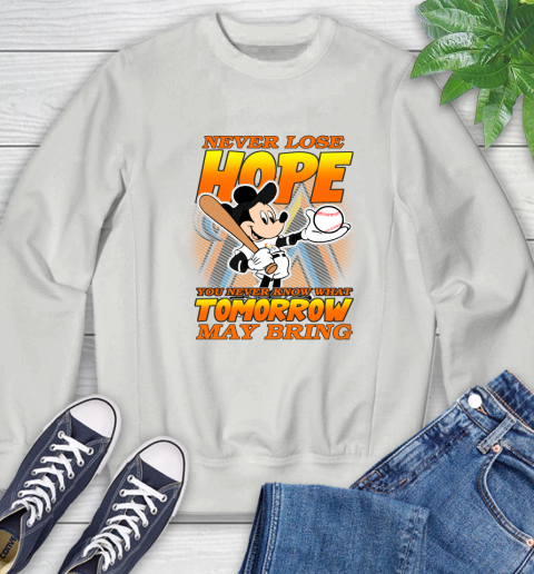Miami Marlins MLB Baseball Mickey Disney Never Lose Hope Sweatshirt 5