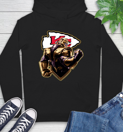 NFL Thanos Avengers Endgame Football Sports Kansas City Chiefs Hoodie 2