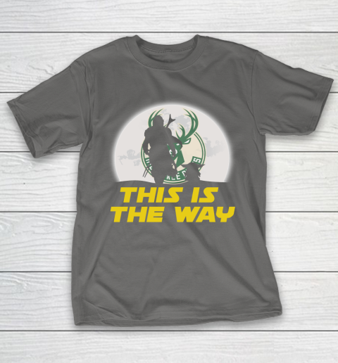 Juvenile This Is The Way Star Wars Milwaukee Bucks T-Shirt