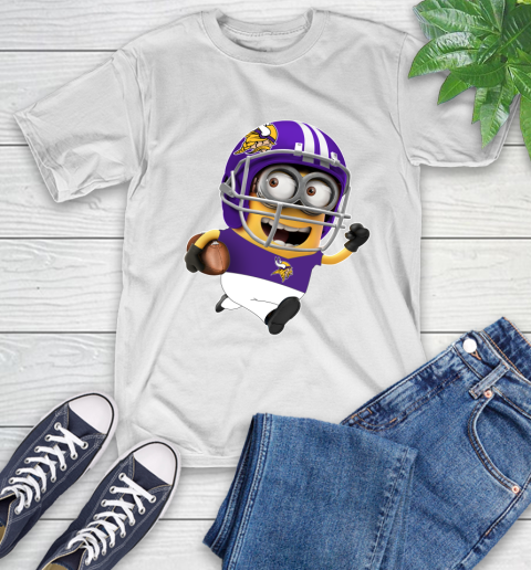 NFL Minnesota Vikings Minions Disney Football Sports T-Shirt