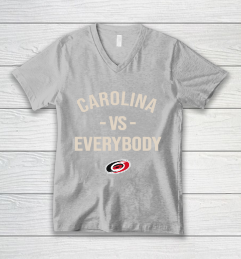 Carolina Hurricanes Vs Everybody V-Neck T-Shirt 3