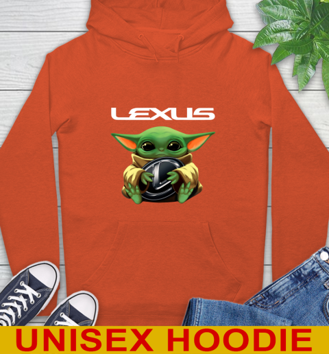Star Wars Baby Yoda Hugs Lexus Car Shirt 16
